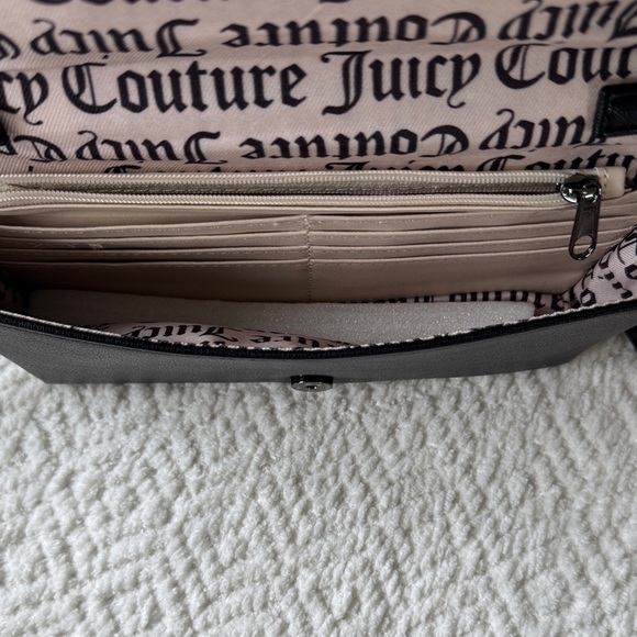 NWT Juicy Couture Black Mini Bag with Pearl Handle - Picture 5 of 9